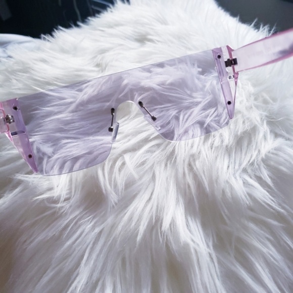 Accessories - 4/$20 Trendy Purple Transparent Fashion Sunglasses